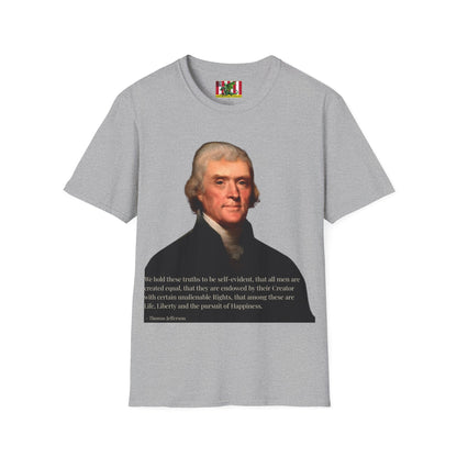 We hold these truths to be self-evident Light colors Unisex T-Shirt by theGreenDragonTavern.shop