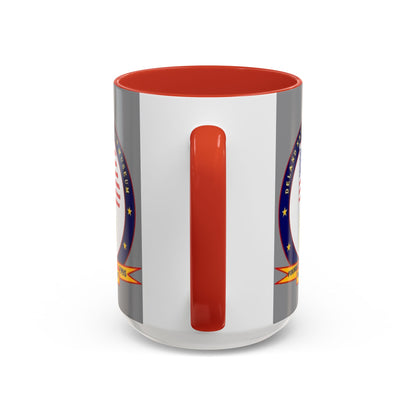 DeLand Naval Air Station Museum Grey Accent Mug by theGreenDragonTavern.shop