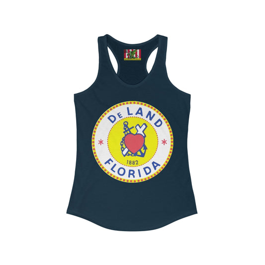 DeLAND FLORIDA Women's Racerback Tank Top by theGreenDragonTavern.shop