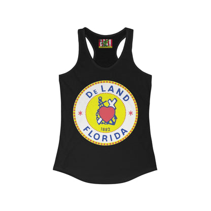 DeLAND FLORIDA Women's Racerback Tank Top by theGreenDragonTavern.shop