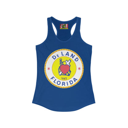 DeLAND FLORIDA Women's Racerback Tank Top by theGreenDragonTavern.shop