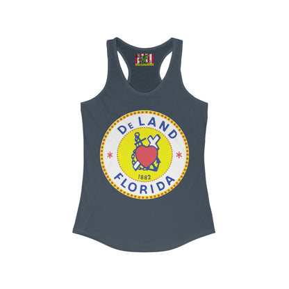 DeLAND FLORIDA Women's Racerback Tank Top by theGreenDragonTavern.shop