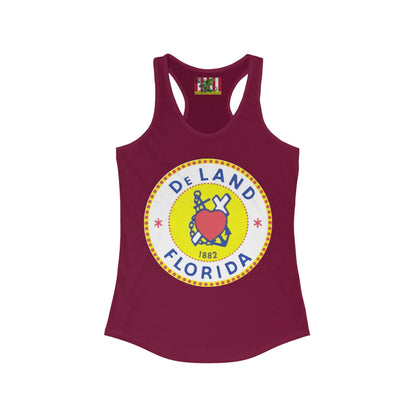 DeLAND FLORIDA Women's Racerback Tank Top by theGreenDragonTavern.shop