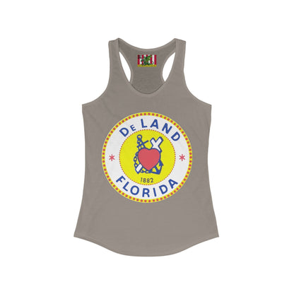 DeLAND FLORIDA Women's Racerback Tank Top by theGreenDragonTavern.shop