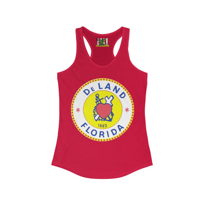DeLAND FLORIDA Women's Racerback Tank Top by theGreenDragonTavern.shop