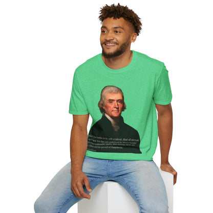 We hold these truths to be self-evident Dark colors Unisex T-Shirt by theGreenDragonTavern.shop