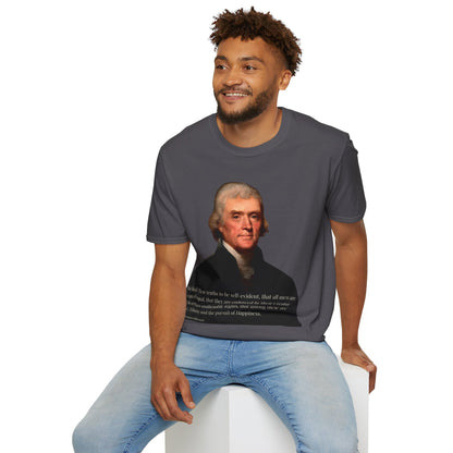 We hold these truths to be self-evident Dark colors Unisex T-Shirt by theGreenDragonTavern.shop