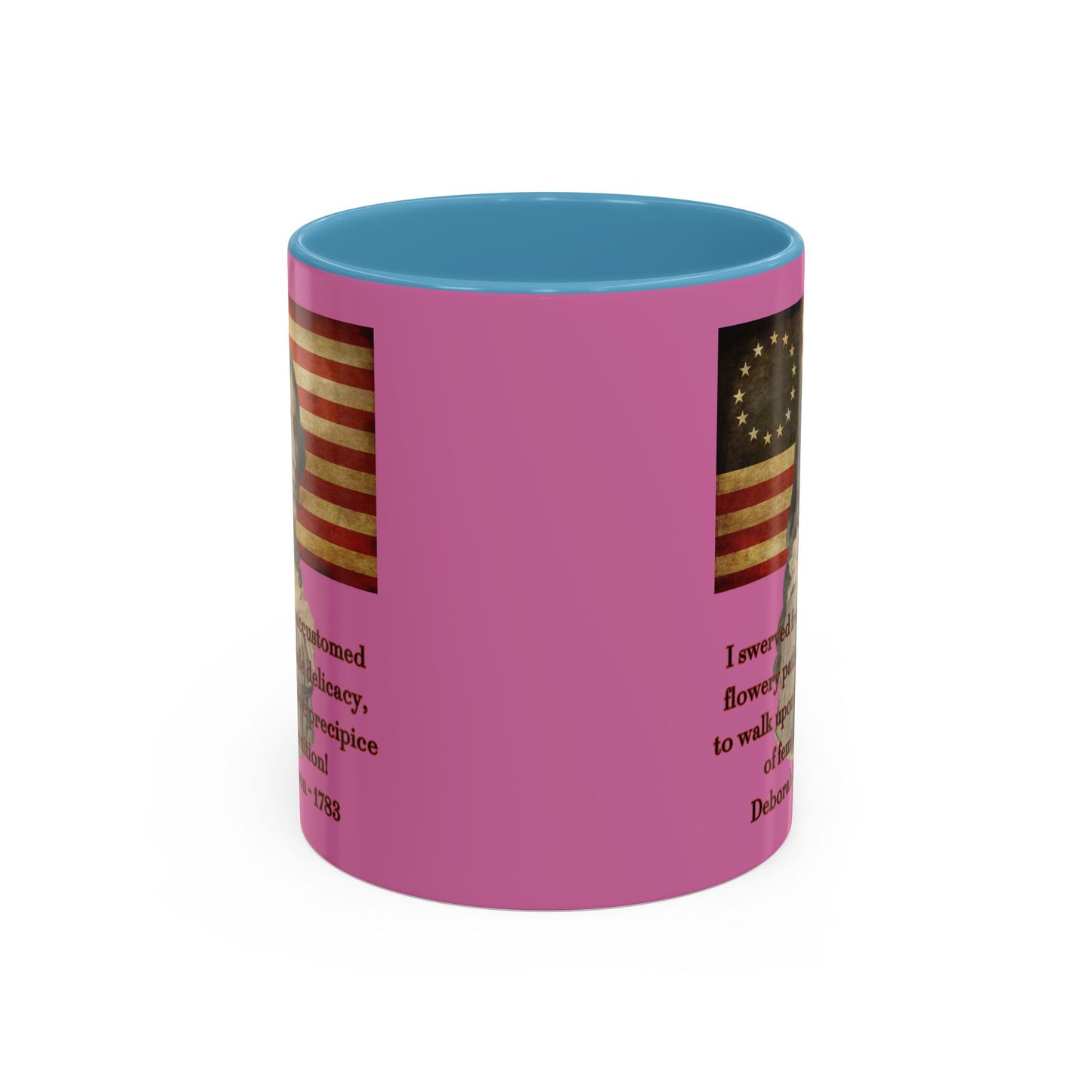 Deborah Sampson, America's Mulan Pink Accent Mug by theGreenDragonTavern.shop