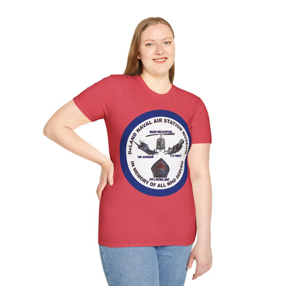 DNASM Student Art Navy Frame Lighter colors Unisex T-Shirt by theGreenDragonTavern.shop