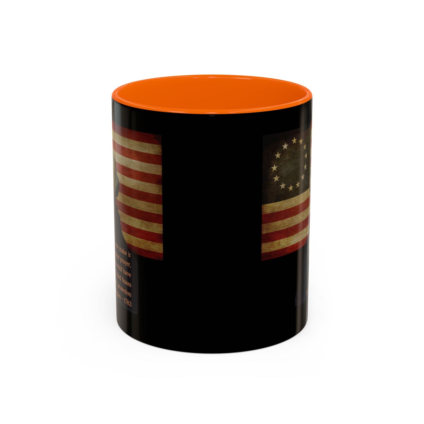 Washington's Earnest Prayer Black Accent Mug by theGreenDragonTavern.shop