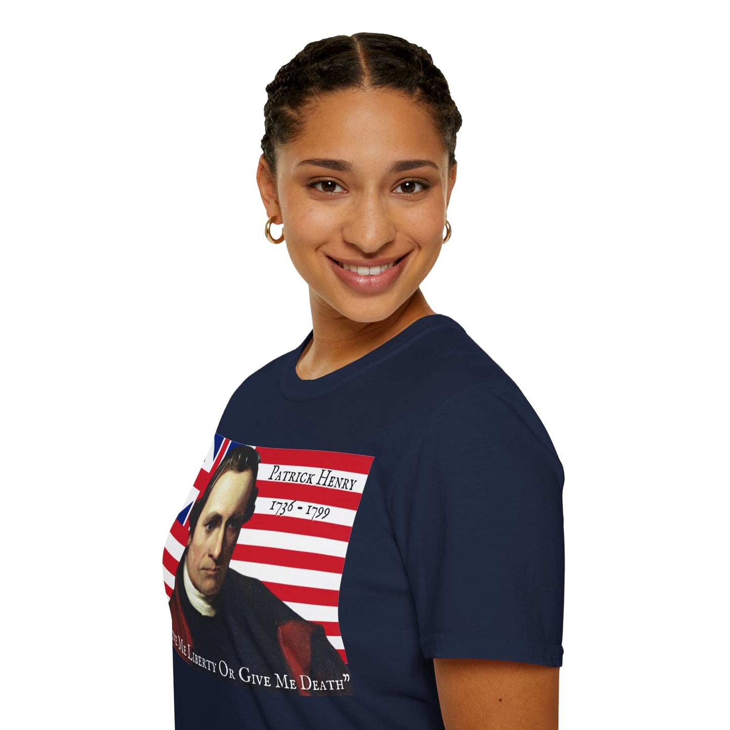 Patrick Henry Dark colors Unisex T-Shirt by theGreenDragonTavern.shop