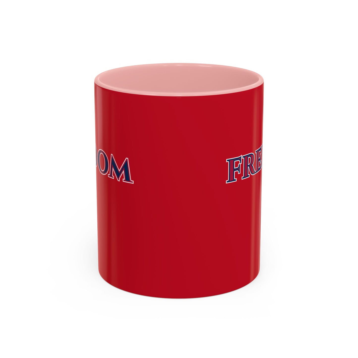 Freedom, Red Accent Mug by theGreenDragonTavern.shop