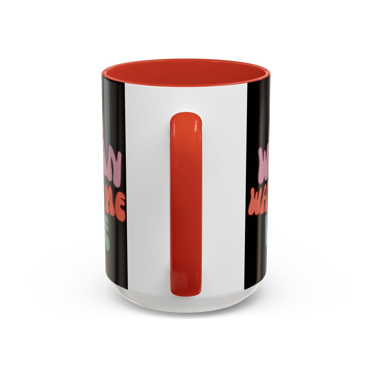 I Am Woman Watch Me Vote Black Accent Mug by theGreenDragonTavern.shop