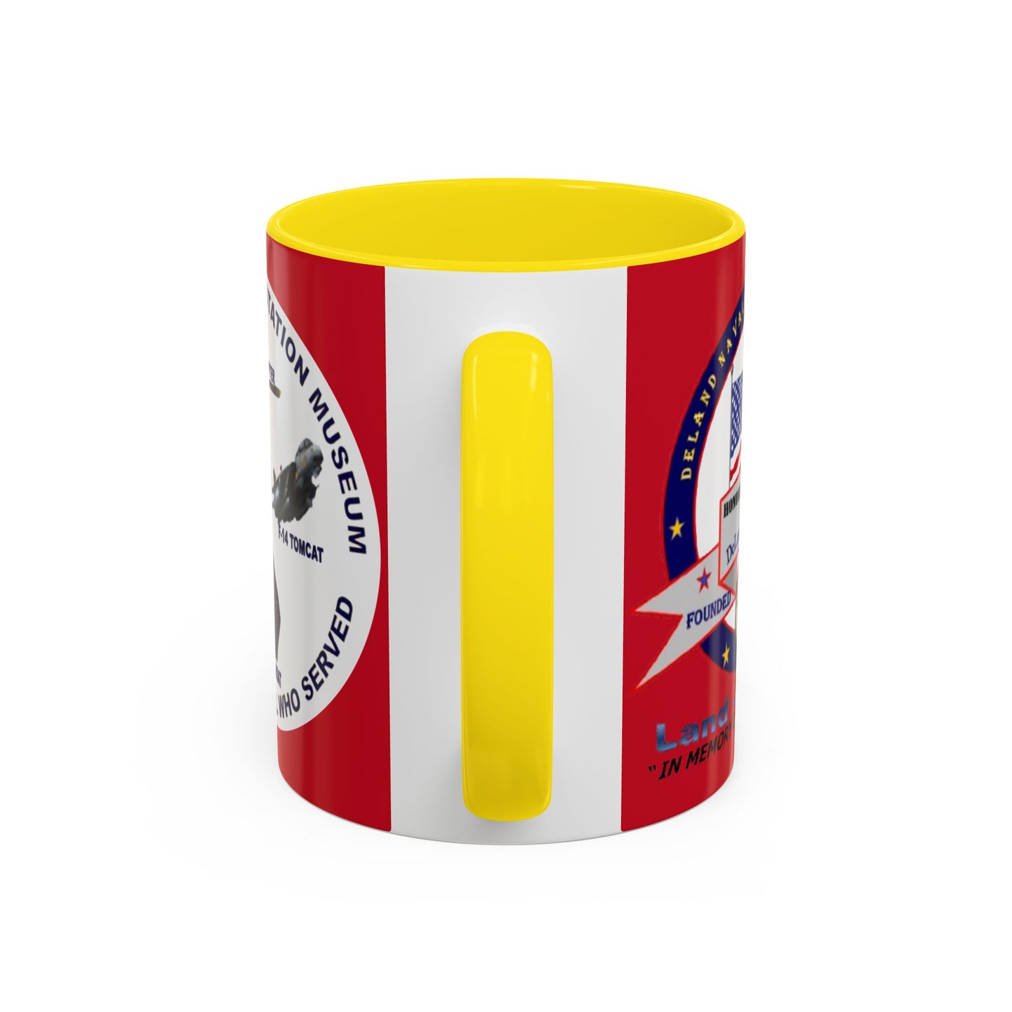 DNASM 2-sided, Founding & Student Art w/WhiteBG Red Accent Mug by theGreenDragonTavern.shop