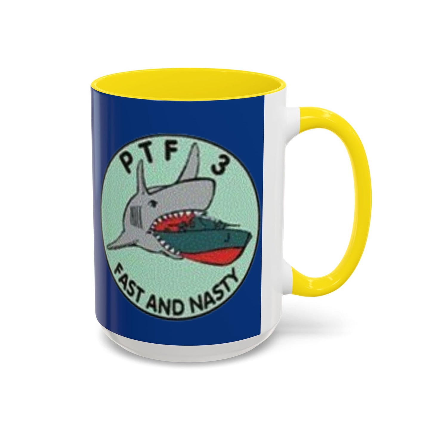 DNASM PTF-3 Blue Accent Mug by theGreenDragonTavern.shop