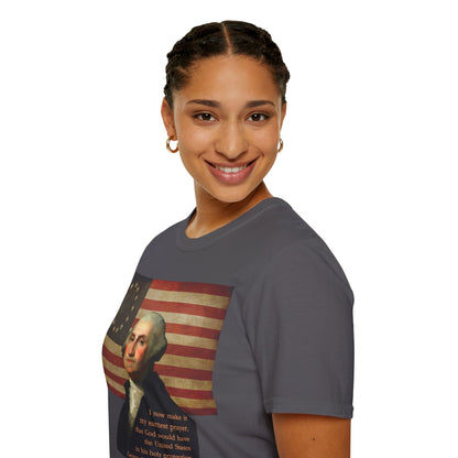 Washington's Earnest Prayer Dark colors Unisex T-Shirt by theGreenDragonTavern.shop