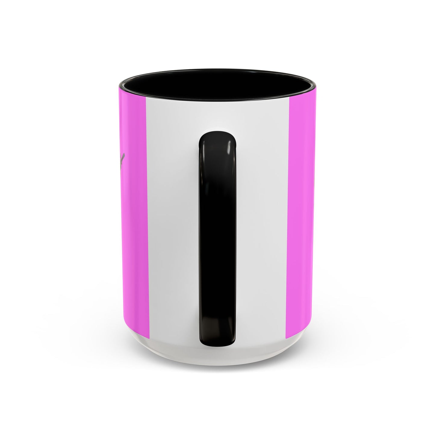 Hula Girl Packin' Heat Pink Accent Mug by theGreenDragonTavern.shop