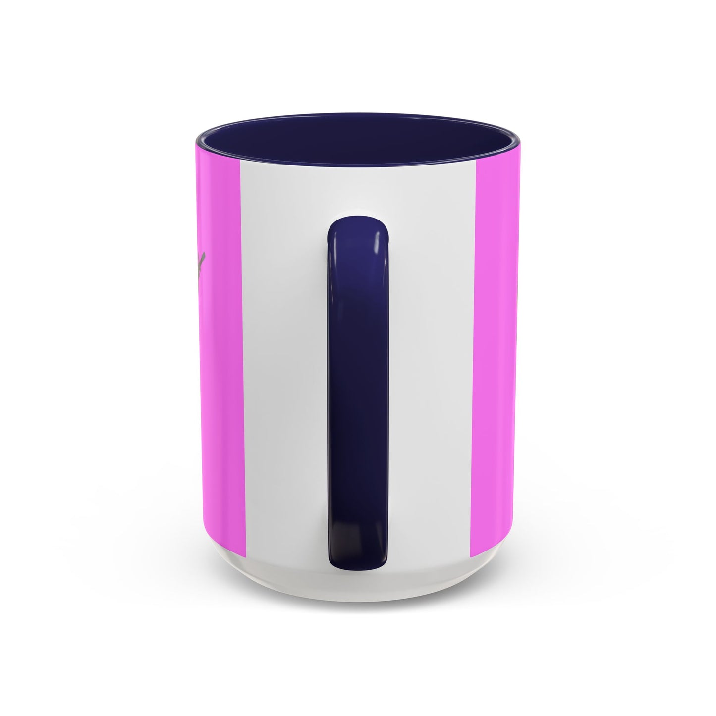 Hula Girl Packin' Heat Pink Accent Mug by theGreenDragonTavern.shop