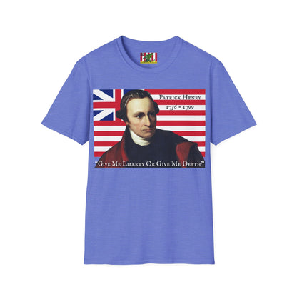Patrick Henry Light colors Unisex T-Shirt by theGreenDragonTavern.shop