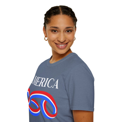 America 250 White font, Dark colors, Unisex T-Shirt by theGreenDragonTavern.shop