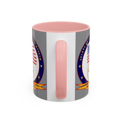 DeLand Naval Air Station Museum Grey Accent Mug by theGreenDragonTavern.shop