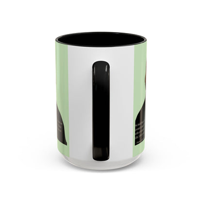 We hold these truths to be self-evident Light Green Accent Mug by theGreenDragonTavern.shop