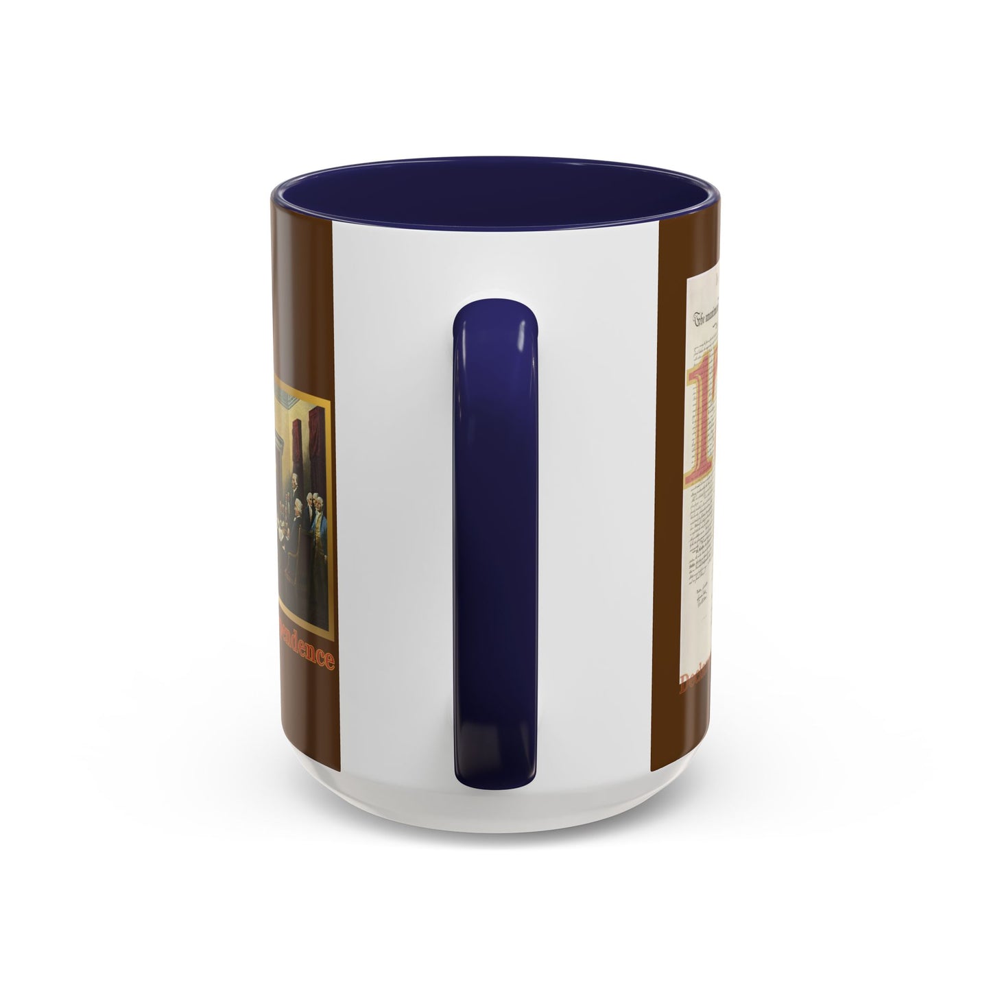 Declaration of Independence Brown Accent Mug by theGreenDragonTavern.shop