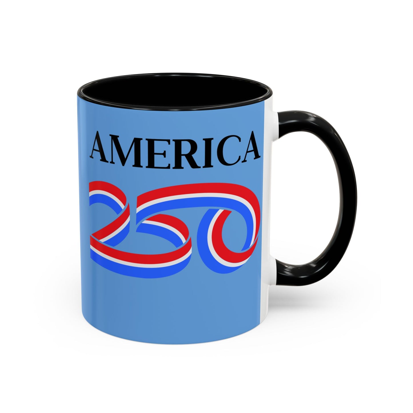 America 250 Light Blue Accent Mug by theGreenDragonTavern.shop