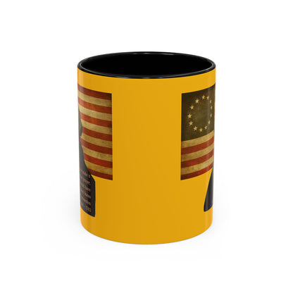 Washington's Earnest Prayer Yellow Accent Mug by theGreenDragonTavern.shop