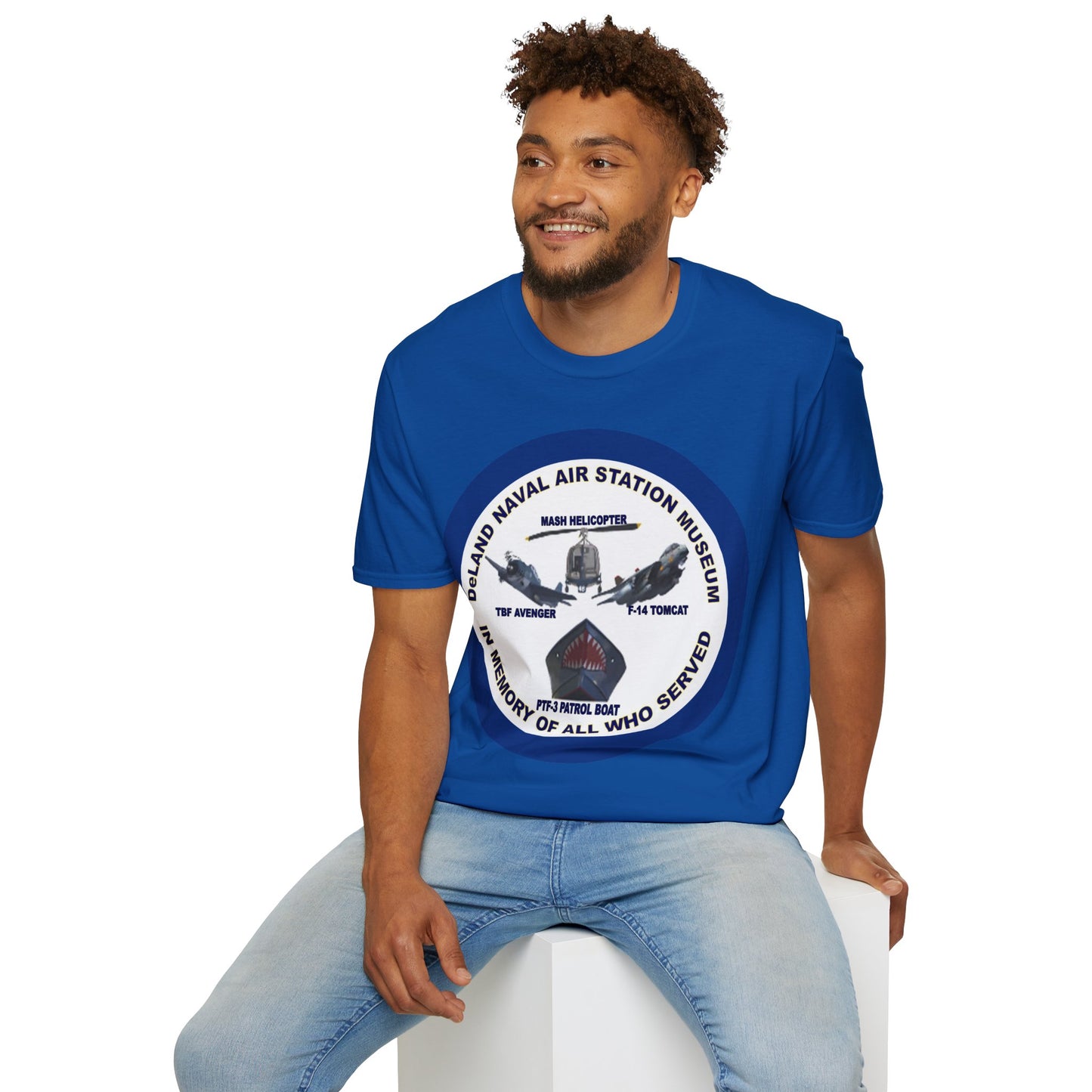 DNASM Student Art Navy Frame Darker colors Unisex T-Shirt by theGreenDragonTavern.shop