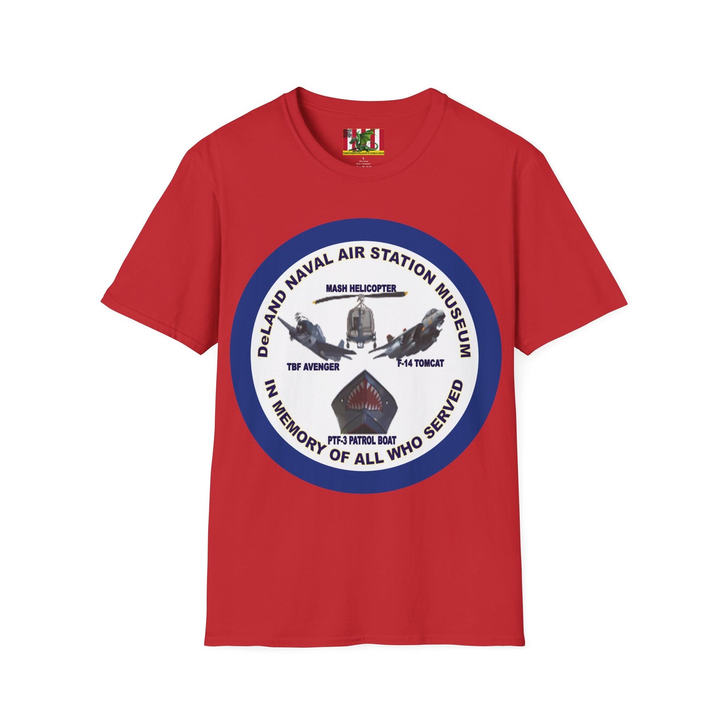 DNASM Student Art Navy Frame Lighter colors Unisex T-Shirt by theGreenDragonTavern.shop