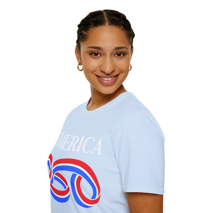 America 250 White font, Light colors, Unisex T-Shirt by theGreenDragonTavern.shop