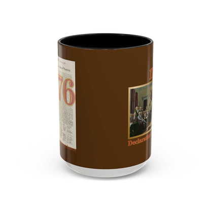 Declaration of Independence Brown Accent Mug by theGreenDragonTavern.shop