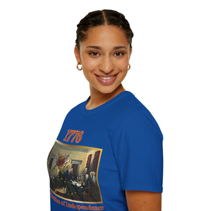 Declaration of Independence Dark colors Unisex T-Shirt by theGreenDragonTavern.shop