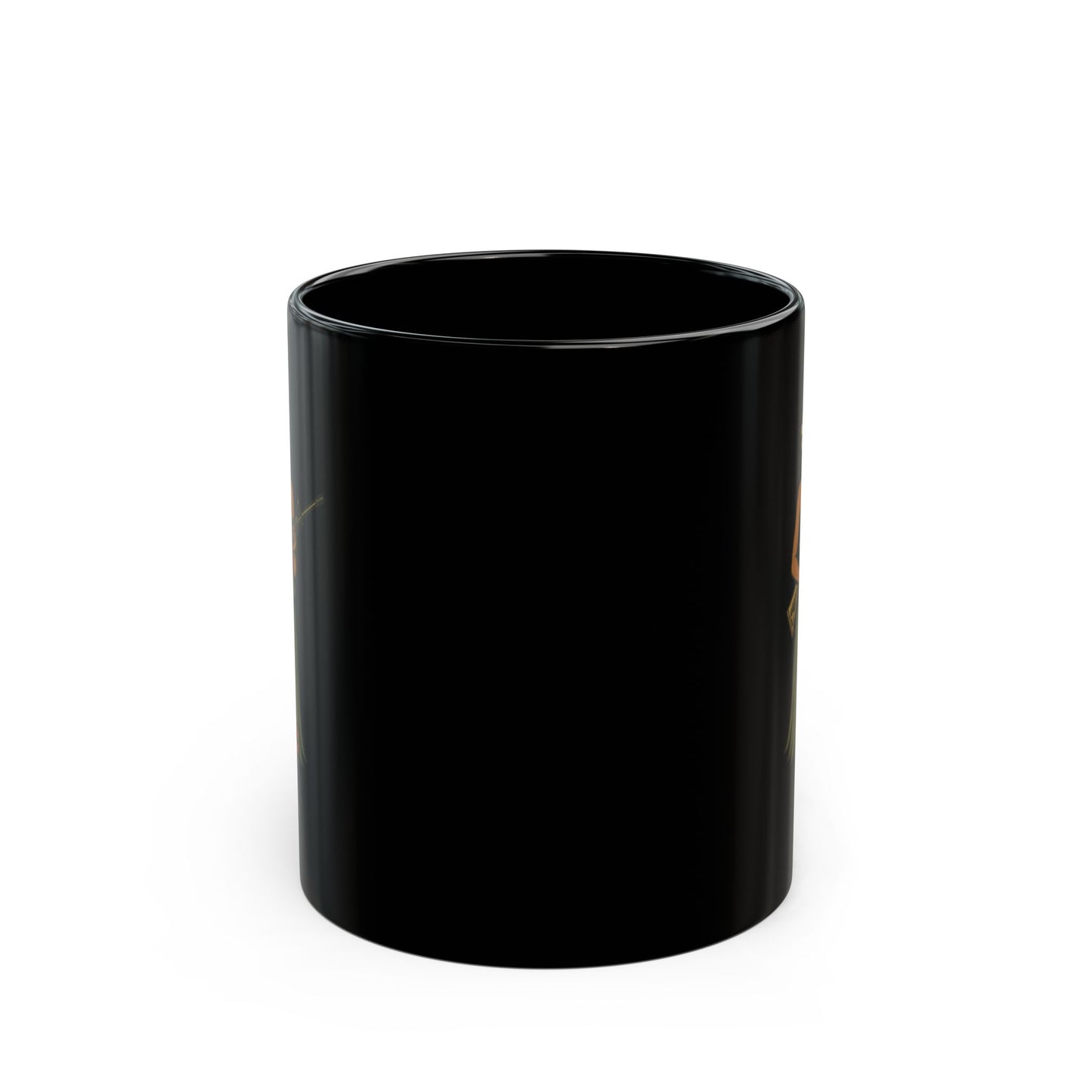 Hula Girl Packin' Heat Black Mug by theGreenDragonTavern.shop