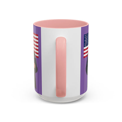 "Traitors and Patriots" Ulysses Grant Light Purple Accent Mug by theGreenDragonTavern.shop