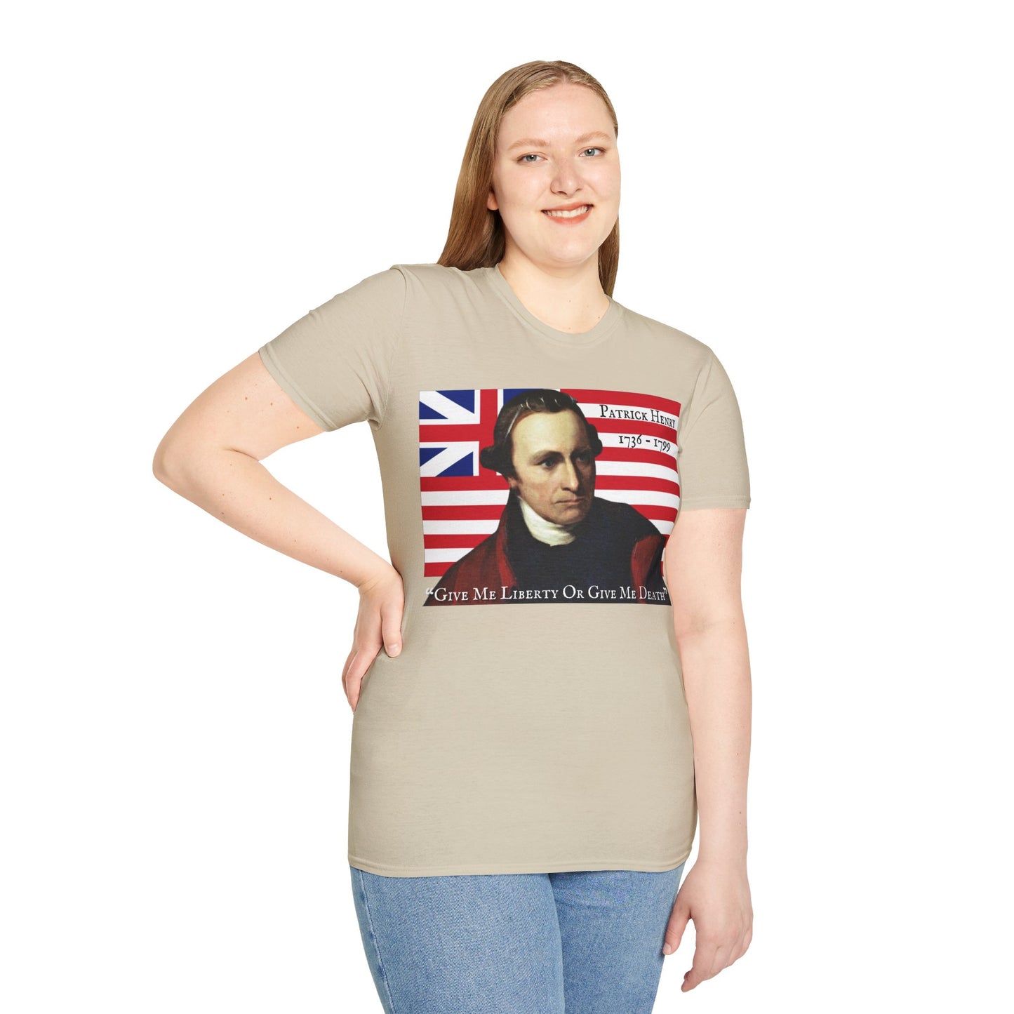 Patrick Henry Light colors Unisex T-Shirt by theGreenDragonTavern.shop