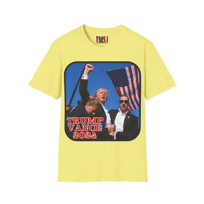 Trump and Vance 2024 Light colors Unisex T-Shirt by theGreenDragonTavern.shop