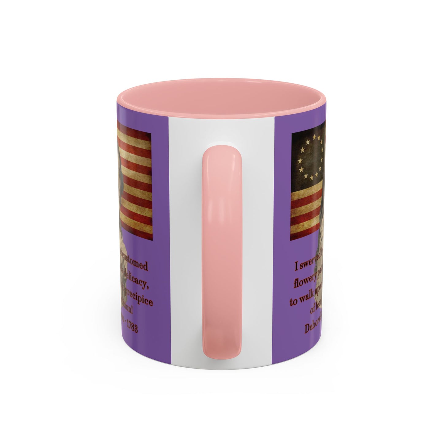 Deborah Sampson, America's Mulan Light Purple Accent Mug by theGreenDragonTavern.shop
