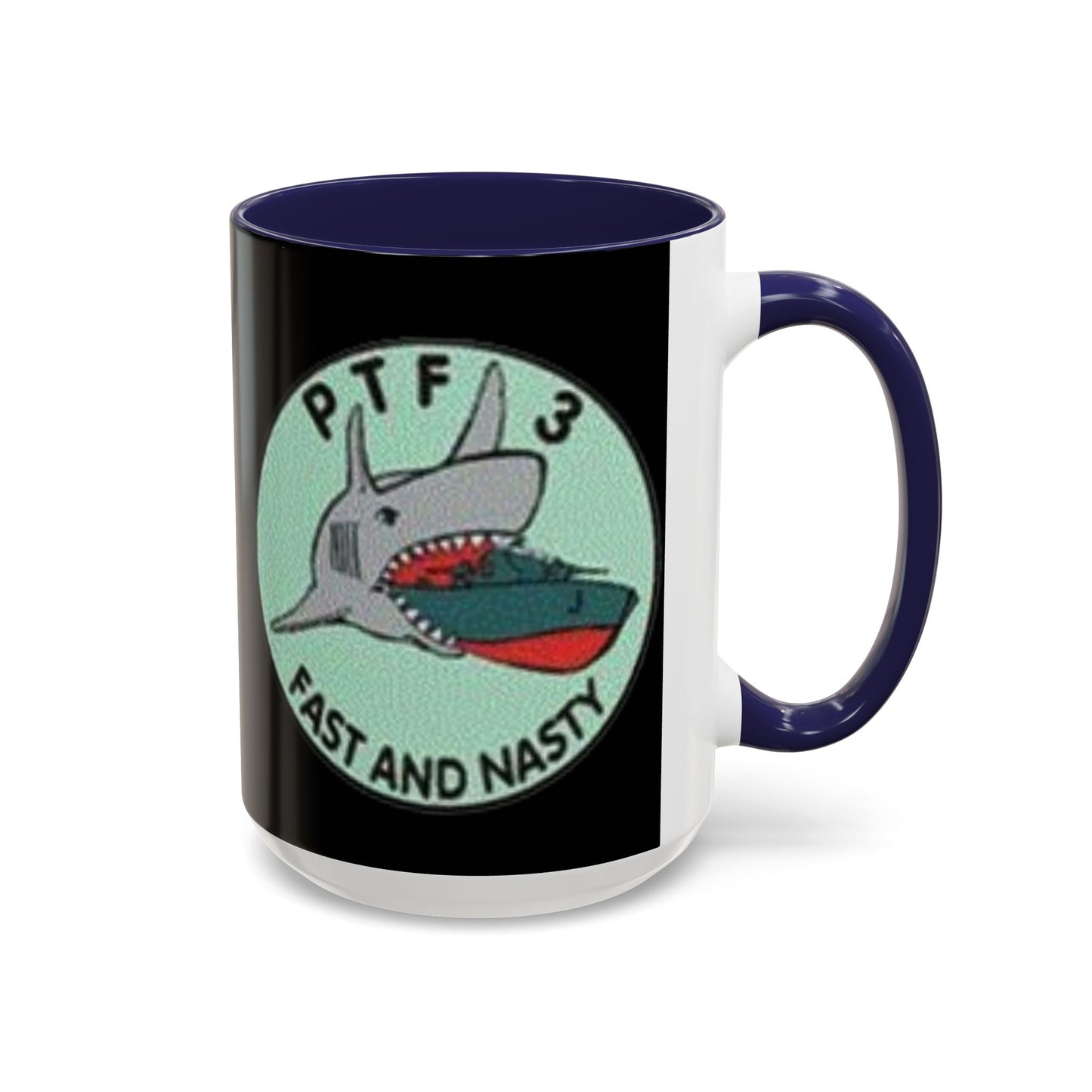 DNASM PTF-3 Black Accent Mug by theGreenDragonTavern.shop