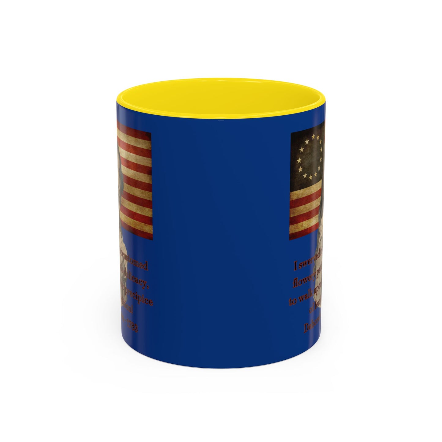 Deborah Sampson, America's Mulan Dark Blue Accent Mug by theGreenDragonTavern.shop
