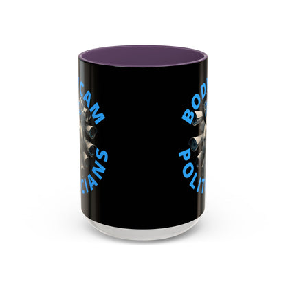 Bodycam the Politicians Cameras Black Accent Mug by theGreenDragonTavern.shop