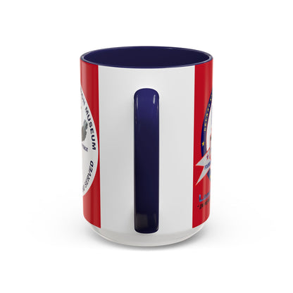 DNASM 2-sided, Founding & Student Art w/WhiteBG Red Accent Mug by theGreenDragonTavern.shop