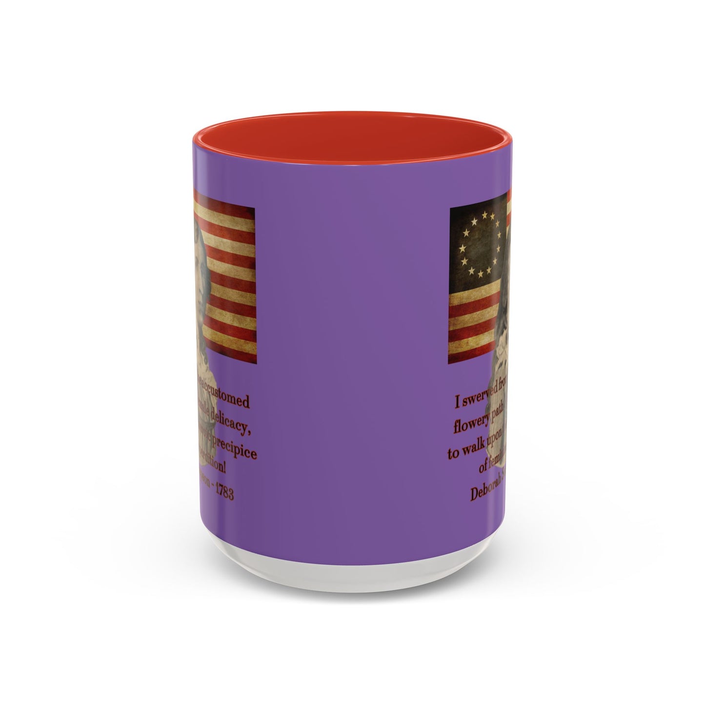 Deborah Sampson, America's Mulan Light Purple Accent Mug by theGreenDragonTavern.shop