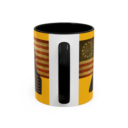 Washington's Earnest Prayer Yellow Accent Mug by theGreenDragonTavern.shop