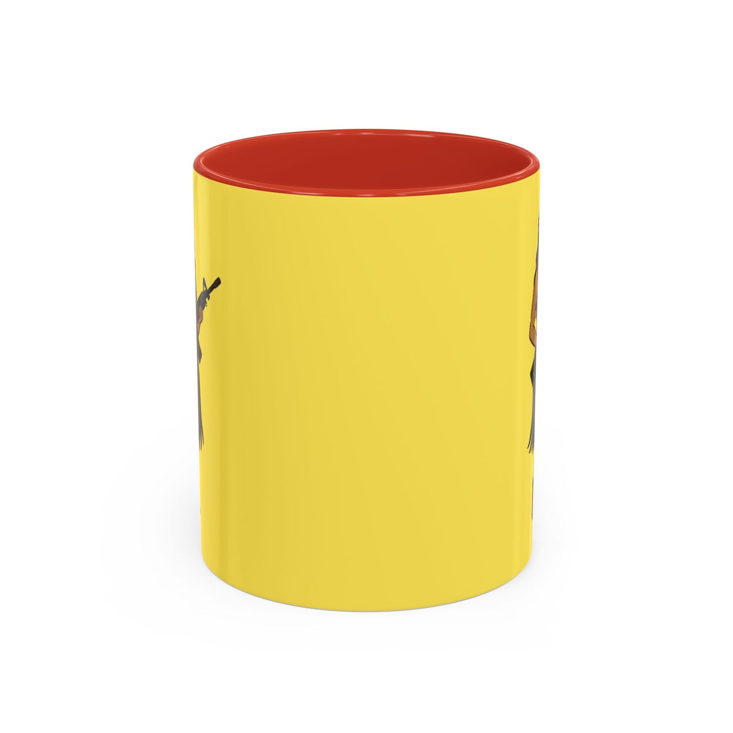 Hula Girl Packin' Heat Pineapple Accent Mug by theGreenDragonTavern.shop