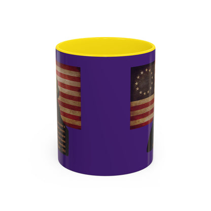 Washington's Earnest Prayer Purple Accent Mug by theGreenDragonTavern.shop