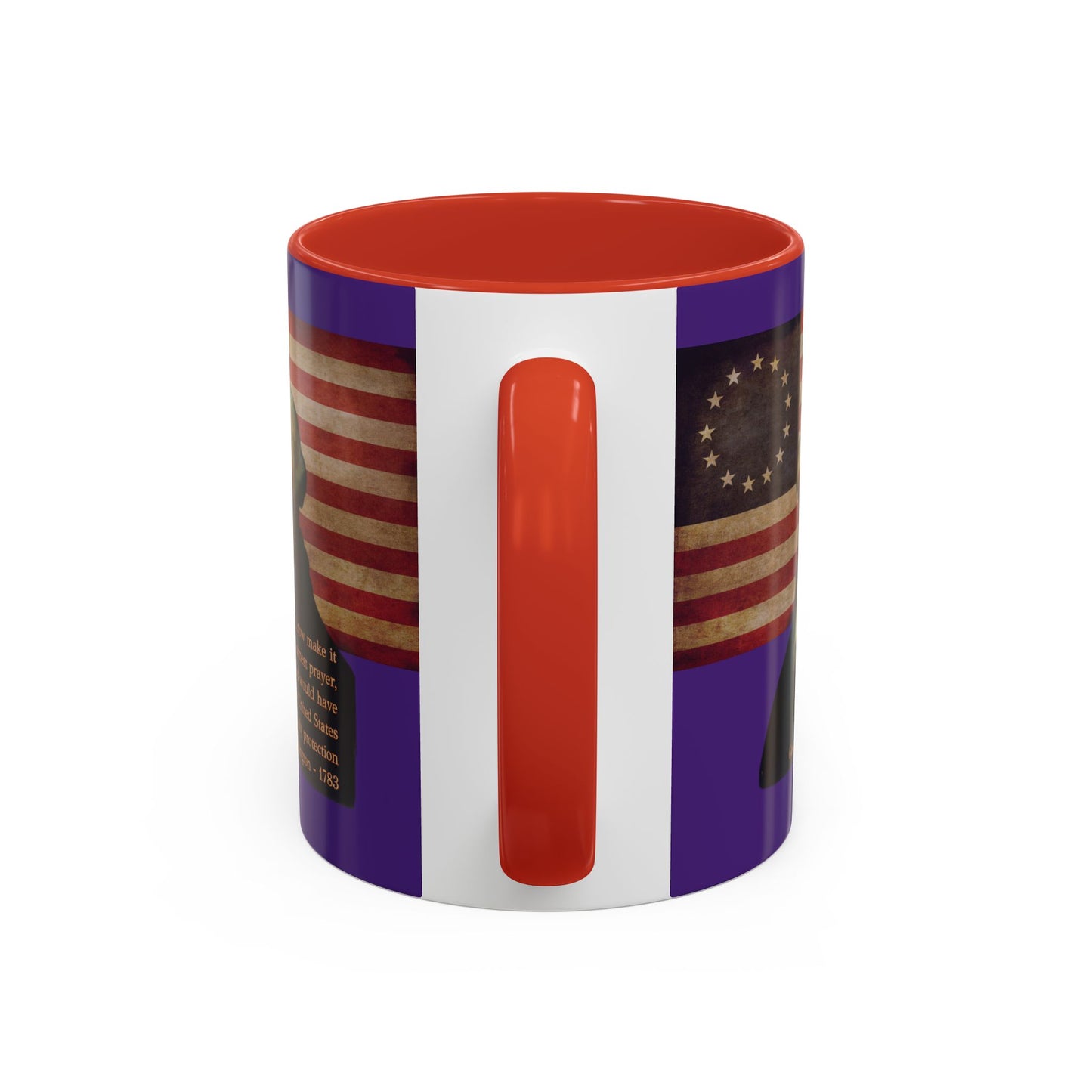 Washington's Earnest Prayer Purple Accent Mug by theGreenDragonTavern.shop