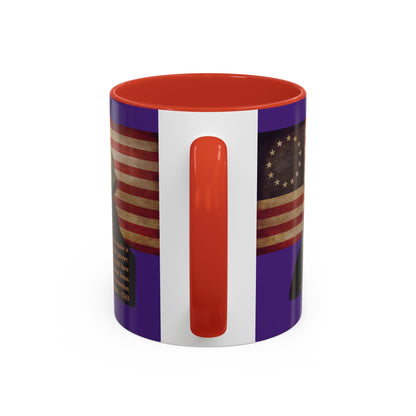 Washington's Earnest Prayer Purple Accent Mug by theGreenDragonTavern.shop