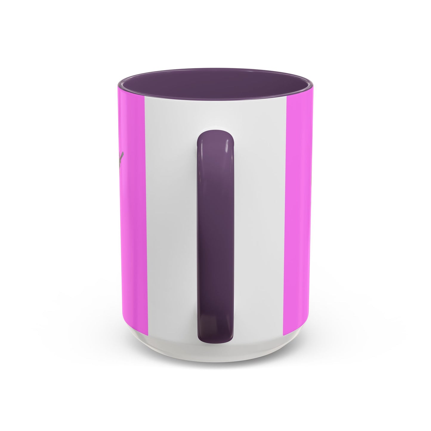 Hula Girl Packin' Heat Pink Accent Mug by theGreenDragonTavern.shop